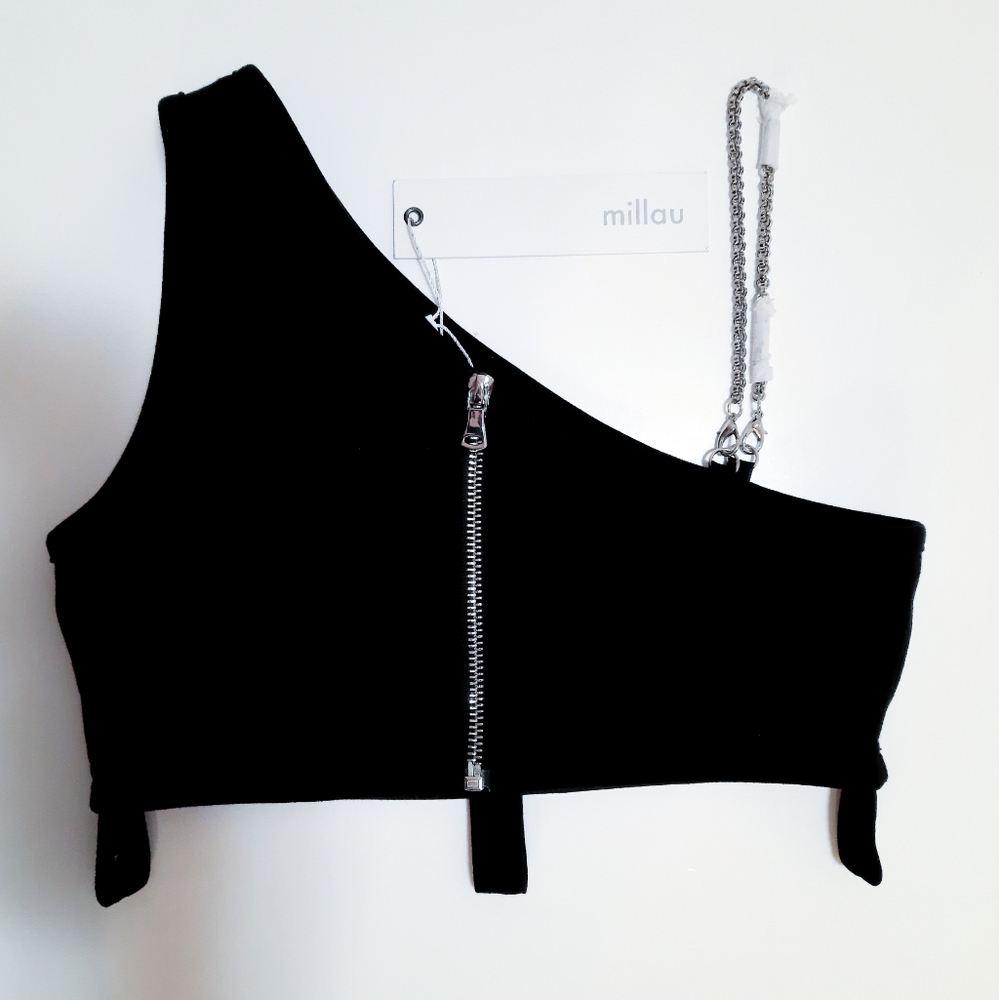 🌷 Millau Asymmetrical Crop Top